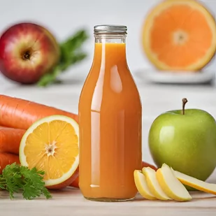 Marchew, Jabłko, Cytryna, Imbir - 1L - Soki i napoje niegazowane - miniaturka - grafika 1