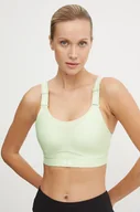 Bielizna sportowa damska - Under Armour biustonosz sportowy Infinity 2.0 High kolor zielony gładki - miniaturka - grafika 1