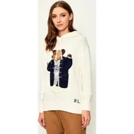 Swetry damskie - POLO RALPH LAUREN Sweter Regular Fit z dodatkiem lnu - miniaturka - grafika 1