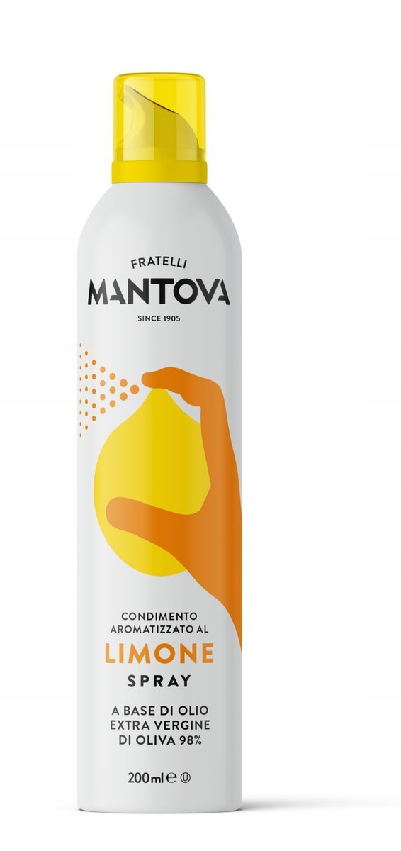,Oliwa w sprayu o smaku cytryny 200ml Spray Leggero Mantova
