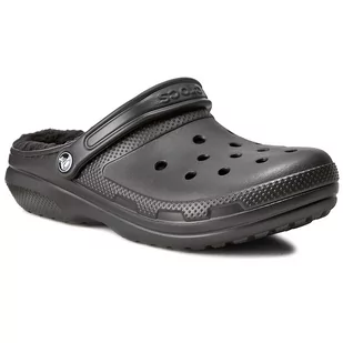 Crocs Klapki Classic Lined Clog 203591 Black/Black - Klapki i japonki damskie - miniaturka - grafika 1