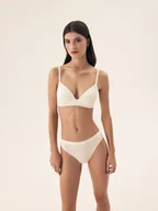 Biustonosze - Biustonosz push-up Lacteem Bloovii kremowy 75A - miniaturka - grafika 1