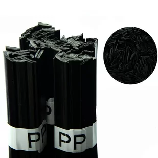Spoiwo do spawania plastiku PP Czarne 100g Pasek 8mm - Akcesoria spawalnicze - miniaturka - grafika 1