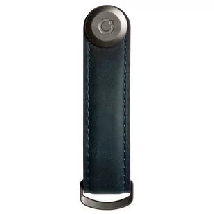 Skórzane etui na klucze Orbitkey Key Organiser Crazy Horse - marine blue/blue stitching - Etui na klucze - miniaturka - grafika 3