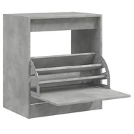 Szafki na buty - vidaXL Szafka na buty betonowa szara 60x42x69 cm materiał drewnopochodny - miniaturka - grafika 1