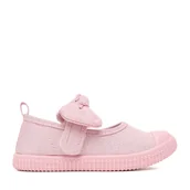 Buty dla dziewczynek - Kapcie DeeZee CEO-JDMS-1202-A Różowy - miniaturka - grafika 1
