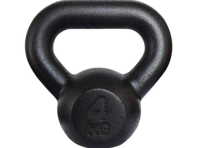 Żeliwna Hantla Kawmet Kettlebell 4 kg