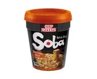 Szybkie dania obiadowe - Nissin Soba kluski w kubeczku o smaku wołowiny 89g - miniaturka - grafika 1