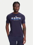 Koszulki męskie - Kappa T-Shirt 351U8KW 193 Granatowy Regular Fit - miniaturka - grafika 1