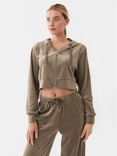 ONLY Bluza 15302591 Beżowy Cropped Fit - Bluzy damskie - miniaturka - grafika 1