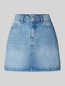 Spódnice - Spódnica jeansowa mini z czystej bawełny model ‘STELLA’ - miniaturka - grafika 1