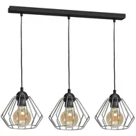 Lampy sufitowe - Milagro Lampa wisząca NORMAN BLACK 3xE27 MLP6264 - miniaturka - grafika 1