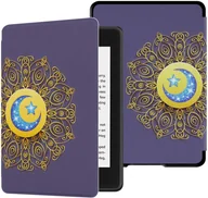 Etui do czytników e-book - ETUI CZYTNIK KSIĄŻEK KINDLE PAPERWHITE IV 10-GEN 6" 2018 ŻÓŁTA MANDALA - miniaturka - grafika 1