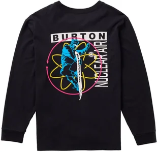 t-shirt BURTON NUCLEAR AIR LS TEE True Black - Koszulki męskie - miniaturka - grafika 1