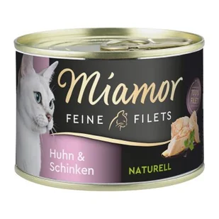 Miamor Feine Filets Naturell Kurczak i szynka 48x156 g - Mokra karma dla kotów Miamor Feine Filets Naturell Kurczak i szynka 48x156 g - Mokra karma dla kotów - miniaturka - grafika 1