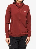 Bluzy sportowe męskie - Softshell damski Salewa Sorapis DST Jacket - syrah - miniaturka - grafika 1