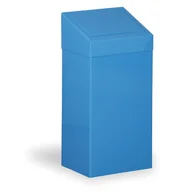 Kosze na śmieci - Kovona Kosz metalowy na śmieci segregowane, 45 l, niebieski N96000.2.B4.2.2 - miniaturka - grafika 1