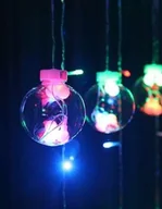 Pozostałe oświetlenie - Iso Trade, Kule wiszące, Kurtyna, 108 LED, kolorowe - miniaturka - grafika 1