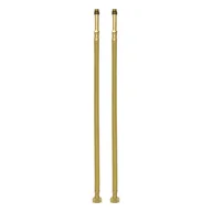 Węże elastyczne - Wężyk elastyczny baterii G3/8" M10 60cm 2szt złoty TECRA 5901095527432 - miniaturka - grafika 1