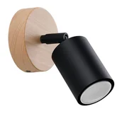 Lampy ścienne - Czarny nowoczesny kinkiet reflektorowy - 18X A388 Z2-E95 - miniaturka - grafika 1