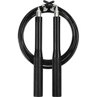 Skakanki - PRODUKTY.TV, Aluminiowa Skakanka Prędkościowa Regulowana, czarny, 3m - miniaturka - grafika 1