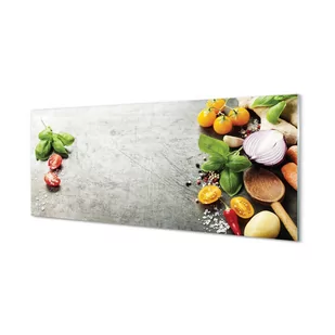 Lacobel szkło Pieprz sól czerwona cebula 125x50 cm - Dekoracje domu - miniaturka - grafika 1