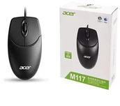 Myszki - Acer M117 Wired Optical Mouse 1200DPI - miniaturka - grafika 1