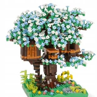 Drzewko Bonsai Klocki konstrukcyjne Zestaw 2000 szt. niebieski 32076 08 - Klocki - miniaturka - grafika 1