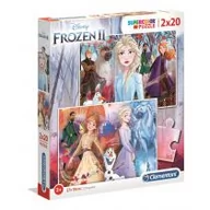 Puzzle - Clementoni Puzzle 2x20el Frozen 2 24759 - miniaturka - grafika 1