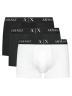 Majtki męskie - Armani Exchange Komplet 3 par bokserek XM000871 AF13682 M7035 Biały - miniaturka - grafika 1