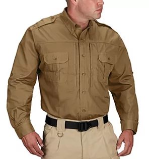Koszule męskie - Propper Męska koszula taktyczna z długim rękawem COYOTE S - grafika 1