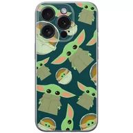 Etui i futerały do telefonów - Etui dedykowane do Iphone 15 PRO wzór:  Baby Yoda 006 oryginalne i oficjalnie licencjonowane - miniaturka - grafika 1