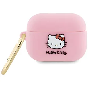 Hello Kitty Silicone 3D Kitty Head - Etui AirPods Pro 2 (różowy) - Akcesoria do słuchawek - miniaturka - grafika 1