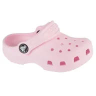 Buty dla dziewczynek - Klapki Crocs Classic Clog T Jr 206990-6ZW różowe - miniaturka - grafika 1