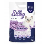 Żwirek dla kotów - Żwirek dla kota CALITTI Silky Micro Lawendowy 3.8 L - miniaturka - grafika 1