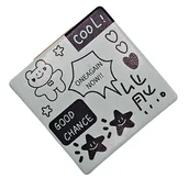 Lusterka do makijażu - Lusterko Kieszonkowe W Stylu Kawaii Good Chance - miniaturka - grafika 1