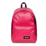 Plecaki - EASTPAK Błyszczące plecaki karminowe Out of Office, Błyszczący karmin, Jeden rozmiar, EASTPAK POZA BIURĄ Błyszczące Plecaki Karminowe - miniaturka - grafika 1