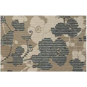 Maty antypoślizgowe - Multidecor Multidecor Mata Premium brązowe kwiaty 45 x 65 cm - miniaturka - grafika 1