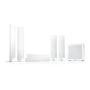 KEF T305 5.1 System zestaw kina domowego (biały) - Głośniki i kolumny - miniaturka - grafika 1