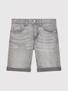 Spodnie i spodenki dla chłopców - Benetton United Colors Of Szorty jeansowe 4XA259DY0 Szary Slim Fit - grafika 1