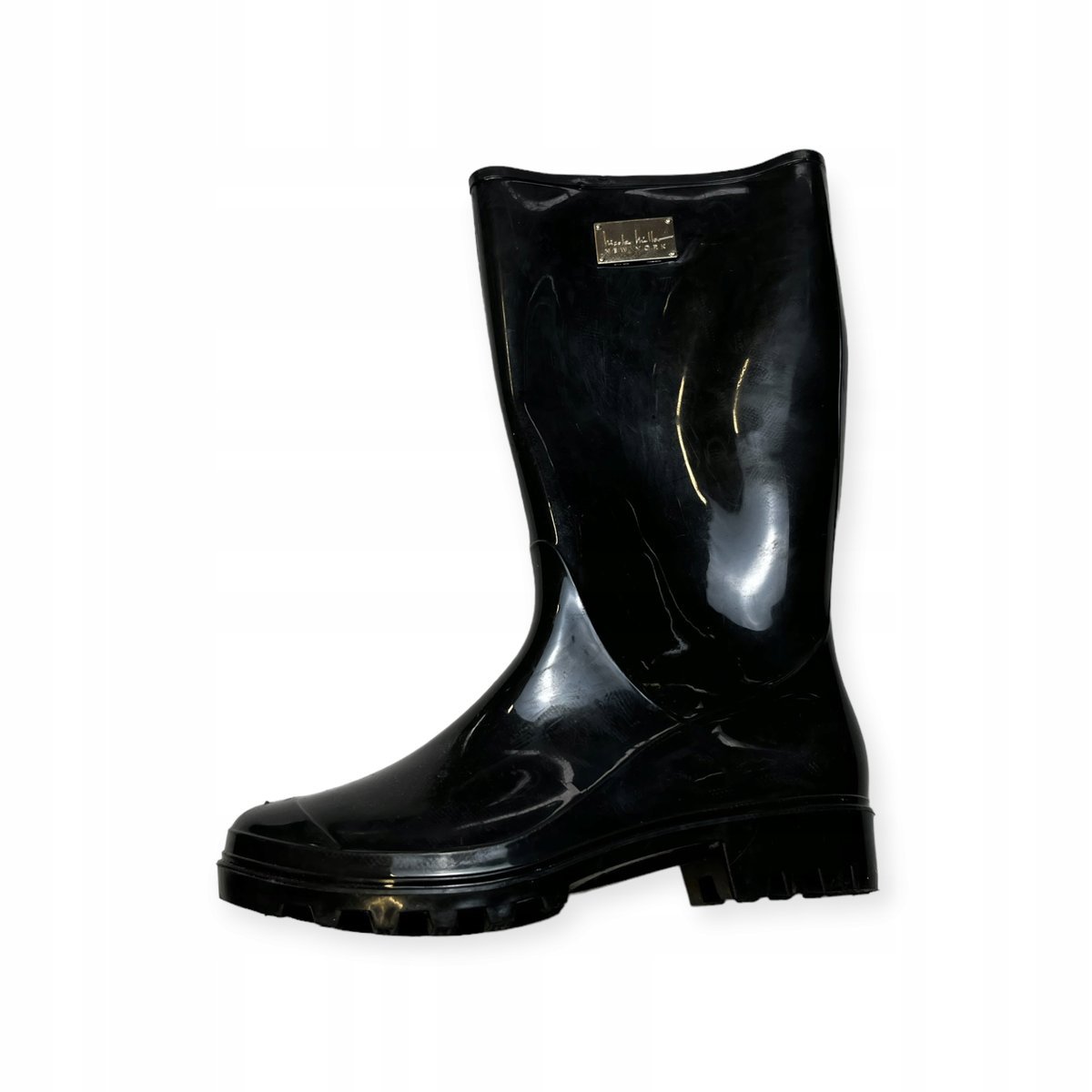 Czarne eleganckie kalosze damskie NICOLE MILLER 38,5