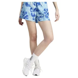 adidas Szorty damskie na co dzień, Złamana biel/półniebieska wybuch/półklarowny niebieski, M - Spodenki damskie - miniaturka - grafika 1
