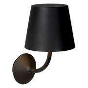 Lampy ogrodowe - Lucide Kinkiet zewnętrzny LED Justin czarny - miniaturka - grafika 1