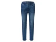 Spodnie męskie - LIVERGY® Jeansy męskie z bawełną, straight fit (52, Niebieski) - miniaturka - grafika 1