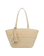 Torebki damskie - Love Moschino POLJC4285PP0MKJ0104U, damska torba na ramię, beżowa, Beżowy - miniaturka - grafika 1