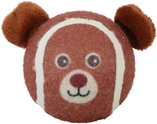 ZOLUX Zabawka dla psa piłka tenisowa Miś L - Zabawki dla psów - miniaturka - grafika 1