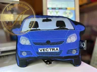 Samochody i pojazdy dla dzieci - Haftowany Zagłówek Poduszka Opel Vectra C Personalizacja - miniaturka - grafika 1