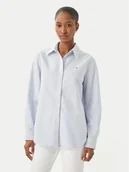Koszule damskie - Tommy Hilfiger Koszula WW0WW46111 Niebieski jasny Regular Fit - miniaturka - grafika 1