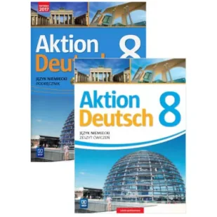 Aktion Deutsch. Podręcznik i zeszyt ćwiczeń do języka niemieckiego dla klasy 8 szkoły podstawowej - Książki do nauki języka niemieckiego - miniaturka - grafika 1