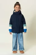 Kurtki i płaszcze dla dziewczynek - Gosoaky kurtka przeciwdeszczowa dziecięca QUEEN BEE kolor granatowy - miniaturka - grafika 1